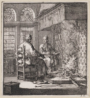 KG 05877
<br/>
De Haardstee..
<br/>
<em>Luyken, Jan (1649-1712)</em>